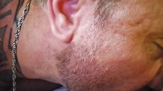 Hot brunette loves oral sex and a finger in the ass