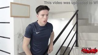 My step son's friend gave me a kick