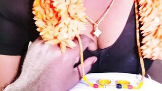 Angry stepmom beating stepson fucking black big dick. Telugu dirty talks. - 6 image