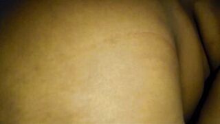 Tatted big booty girl sucks and fucks