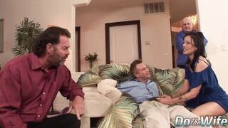 Cuckold Watches Closely as His Wife Zoey Holloway Fucks a Stranger