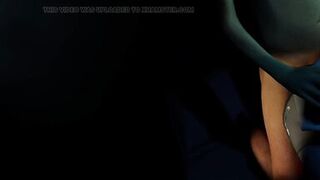 3D big boobs slut Asian whore cheating with big dick - 8 image