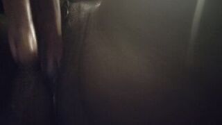 Phat creamy ebony pussy