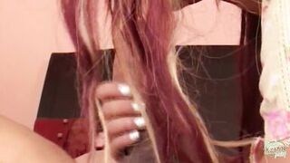 Incredible Patricia Petite Has Her Threesome as a Double Way Drilling