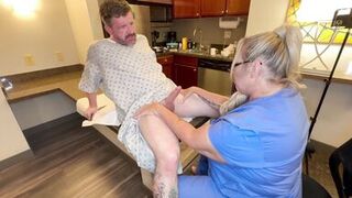 Nurse Venus Collects a Sperm Sample