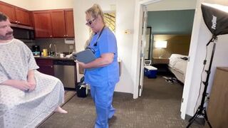 Nurse Venus Collects a Sperm Sample