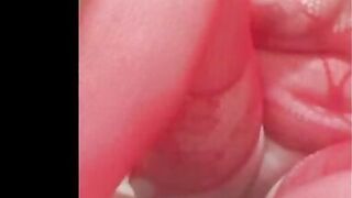 My chubby wife in red fishnets - 11 image