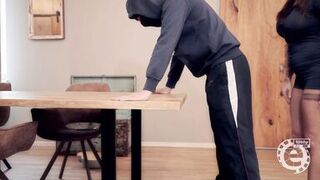 Police Officer Julia Exclusiv Catches the Housebreaker