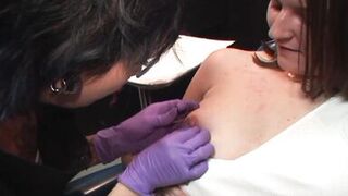 Tattoo Shop Orgy Night-Tits pierced-Pubes inked-MILFs fucked-Lesbos licked