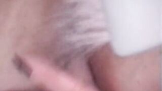 Showering after work with ass fingering