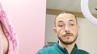 stepmother helps stepson study anatomy