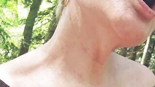 Mature Milf Looking for a stranger in the woods to suck and jerk him off thoroughly until he cums in my mouth