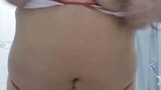 Masturbating my pussy with my toy in sexy lingerie - 3 image