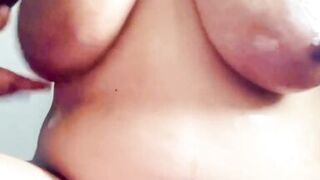 Busty moms boobs oiled