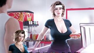 Cumming on my stepmom's boobs in public place - 3D Hentai Animated Porn With Sound - APOCALUST