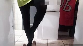 the saleswoman in the room