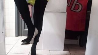 the saleswoman in the room