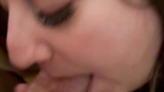 Let him cum in my mouth before Dinner