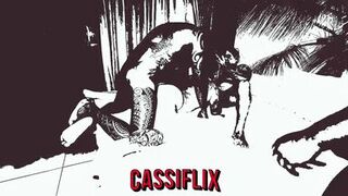 That whoredom with a lot of black and just me as a white girl getting a hard dick in my pussy and ass - Cassiflix