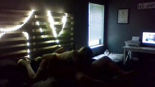 Cheating housewife invite boyfriend over when husband leaves for work and fucks him in her wedding vale