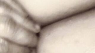 Feet, dick and ass. The hand that caresses is the same one that slaps