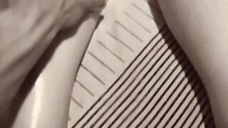 Feet, dick and ass. The hand that caresses is the same one that slaps