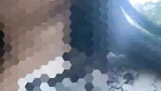 Sexy girl walks without panties and flashes her tits