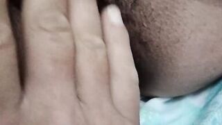 Hairy pussy enjoying