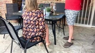 Cheating Wife Sucking Cock Outdoor Blowjob