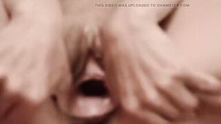 Gapping Pussy Very Closeup Cunt Open Stretching Dilatation