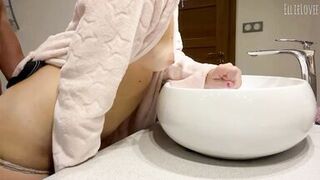 Wife caught her stepson, got fucked and begged him not to cum in her pussy, but to stick it in her ass. Real betrayal