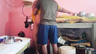 Went to neighbor aunty's kitchen and fucked her in the ass