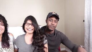 Casting Desperate Amateurs Crimson Hollee Misty Isabella having their tight pussies banged rough