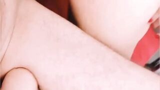 Turkish sex. Married woman cheats on her husband. She sits on top of it, splitting big with pleasure