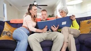 Sneaky Mom Gets Fucked Next To Grandma - 8 image