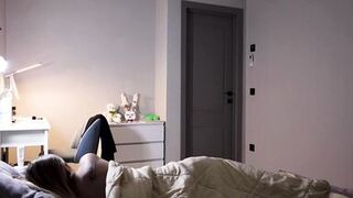 Cowardly stepson fucked his stepmom during a thunderstorm