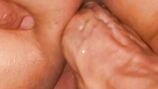 3 steps to fuck my wife: second, fisting to stretch her pussy, ass red and burning