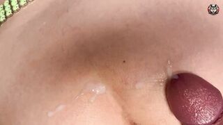 WOW! DOGGY FUCK and CUMSHOT ON ASS! CLOSEUP!