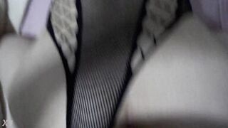 Japanese married woman of 4 getting stuck in her pussy