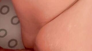 Tight creamy pussy fucked and filled with hot sperm-try not to cum