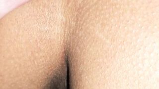 Vered latina wife in a swing - up close - doggy cream pie