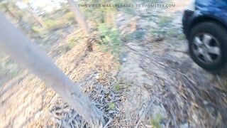 Seducing my friend's wife in the beach and fucking her on the woods