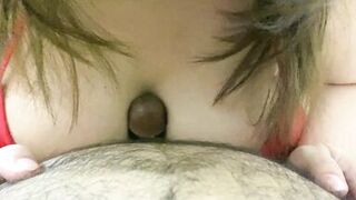 Milf Mother In Law Seduces Him With Her Huge Heavy Tits Giving Him Titfuck In Her Sexy Red Bikini