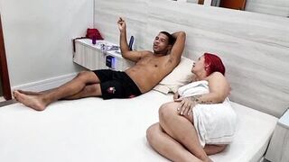 Behind the scenes with a lot of anal and DP with the naughty Suzan BBw in her first time recording