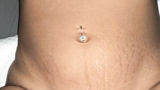 vered latina wife - close up cum shot on ass and pussy - 11 image