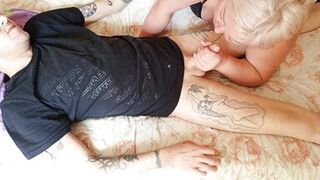 I love playing with my brother-in-law's dick and watching him cum