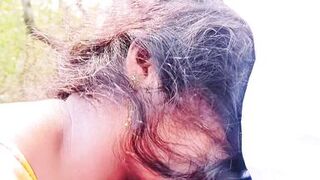 Telugu Silk outdoor blowlob fucking with boy friend telugu dirty talks.