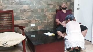 teaching my shy stepbrother how to fuck - Porn in Spanish. While we are alone at home I come up with an excuse to teach him how to fuck.