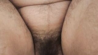 Stepmother big ass doggy style fuck and stepsister tight hairy pussy fuck hard core enjoying stepbrother Dick creampie shot - 15 image
