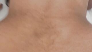 Stepmother big ass doggy style fuck and stepsister tight hairy pussy fuck hard core enjoying stepbrother Dick creampie shot - 2 image